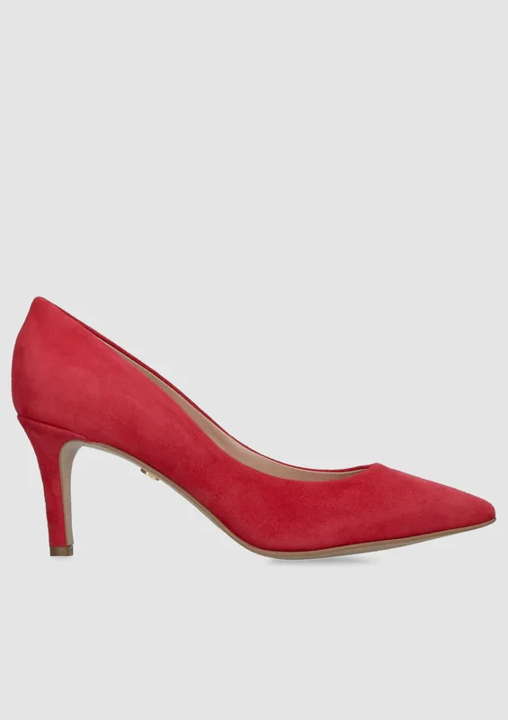 Czerwone czółenka Flora — Konopka Shoes