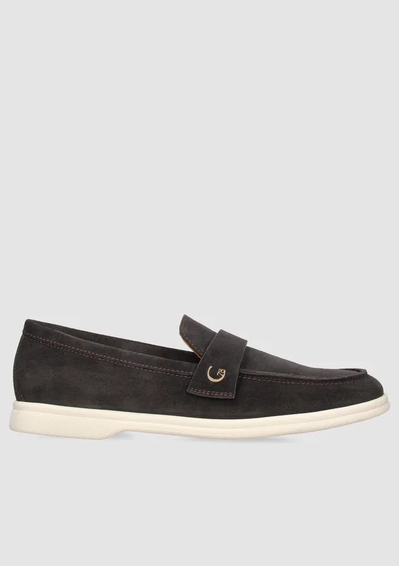 Brązowe loafersy Astrid — Konopka Shoes