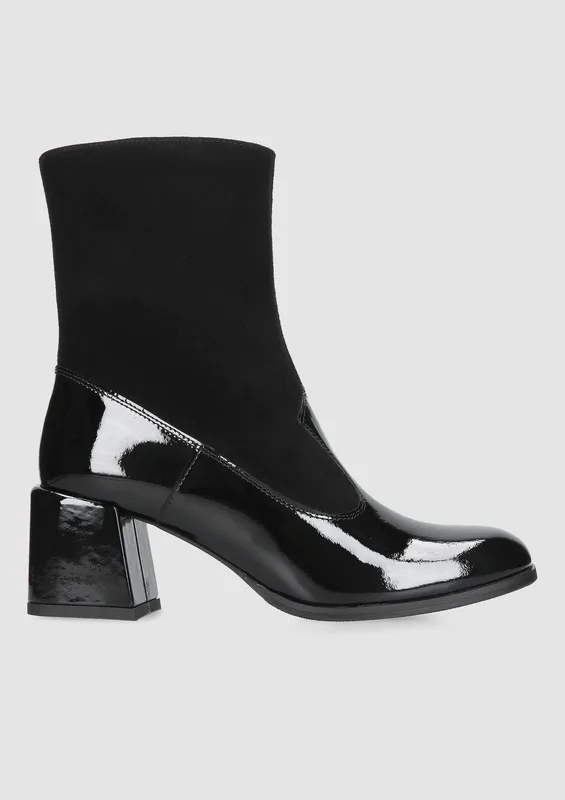 Czarne botki Dan — Konopka Shoes