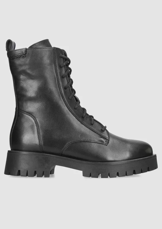 Czarne botki Elloria — Konopka Shoes