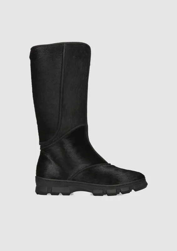 Czarne śniegowce Selma — Konopka Shoes