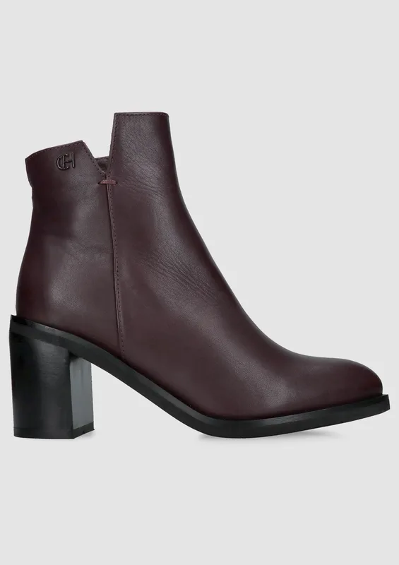 Brązowe botki Bianca — Konopka Shoes