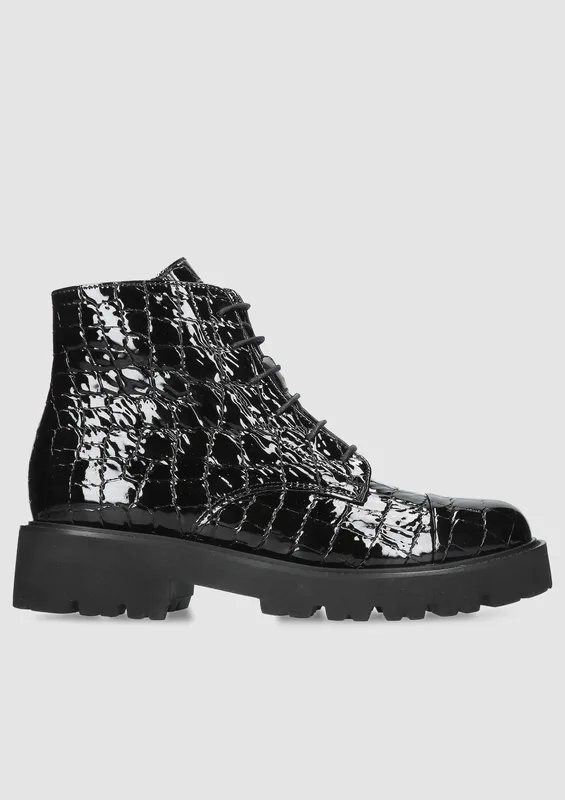 Czarne botki Karola — Konopka Shoes