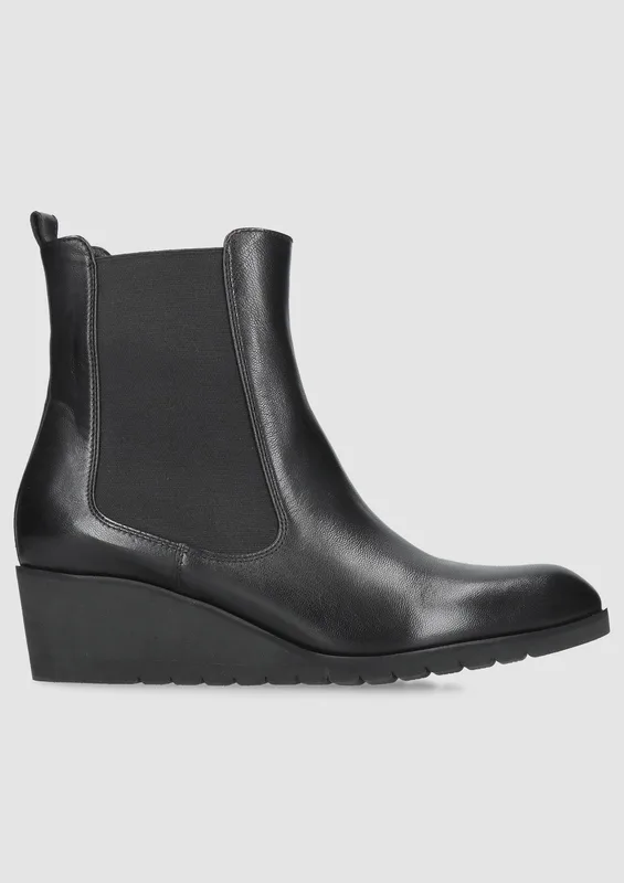 Czarne botki Charlotte — Konopka Shoes