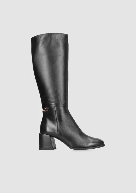 Czarne kozaki Kati — Konopka Shoes
