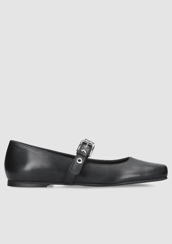 Czarne baleriny Bali — Konopka Shoes