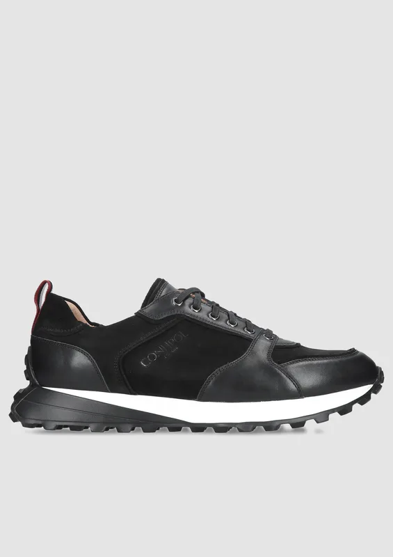Czarne sneakersy Cillian — Konopka Shoes