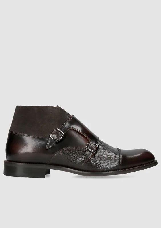 Brązowe trzewiki Tomy II — Konopka Shoes