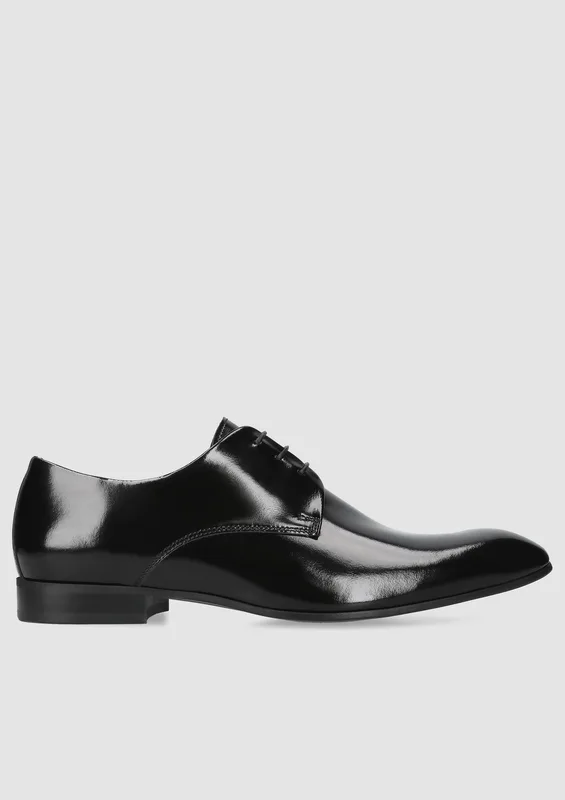 Czarne buty eleganckie Kevin — Konopka Shoes