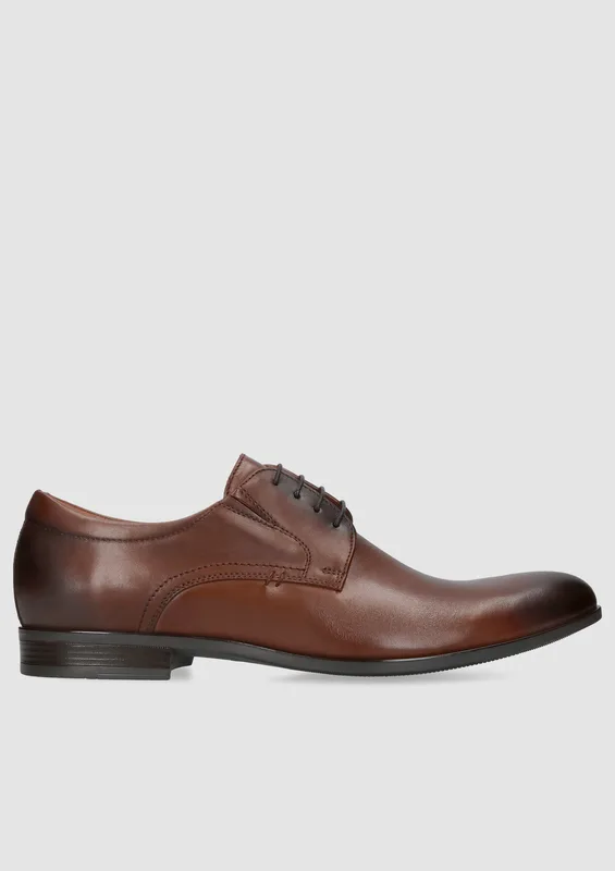 Brązowe buty klasyczne Richard — Konopka Shoes