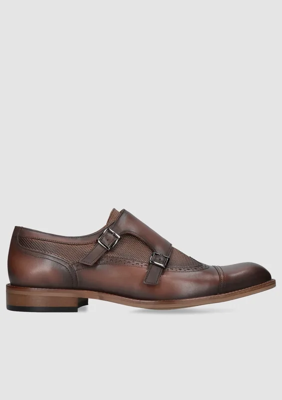 Brązowe buty eleganckie Tomy — Konopka Shoes