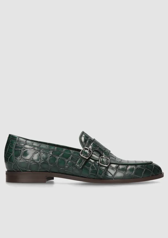 Zielone buty eleganckie Hugo — Konopka Shoes