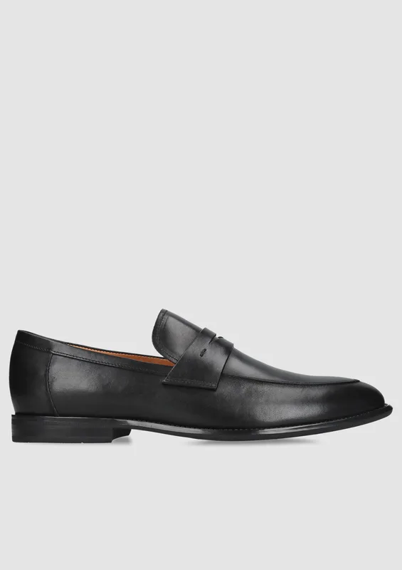 Czarne półbuty Hugo — Konopka Shoes