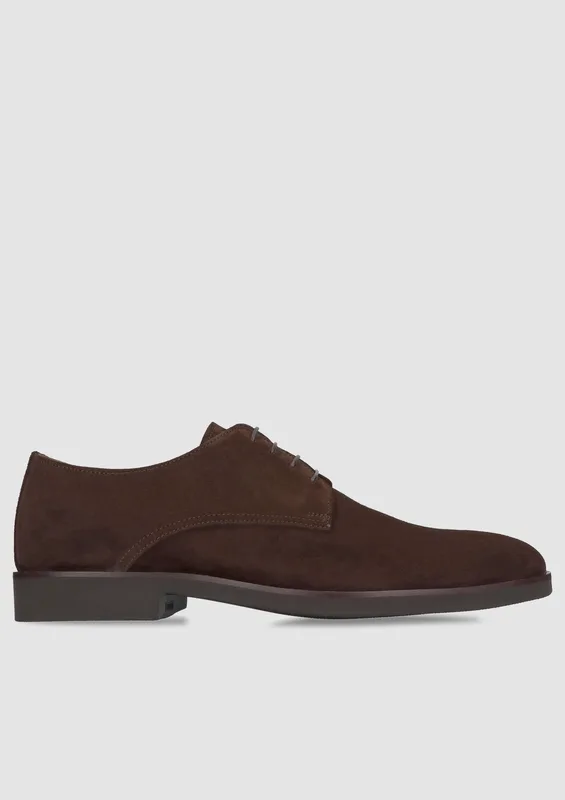 Brązowe półbuty Hugo — Konopka Shoes