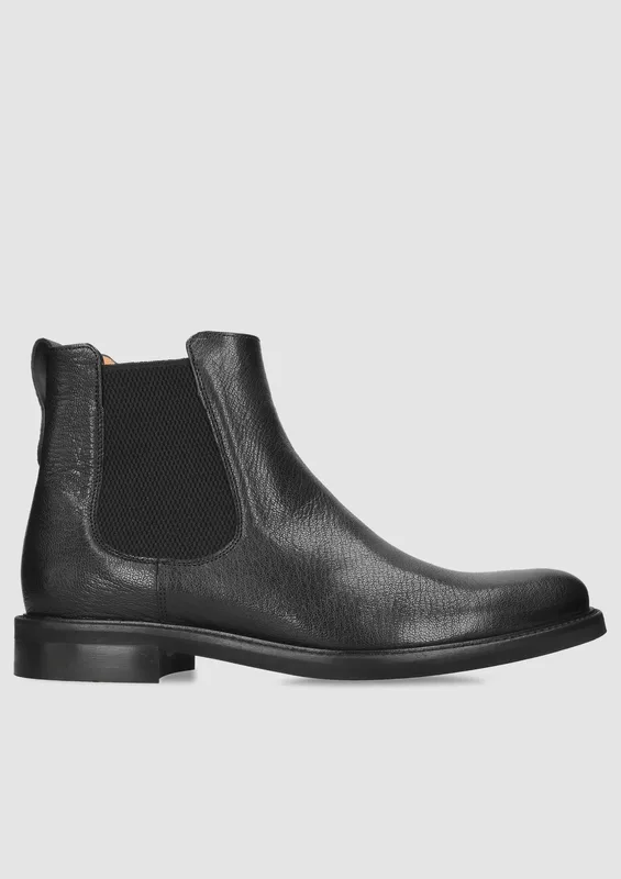 Czarne trzewiki Enzo — Konopka Shoes