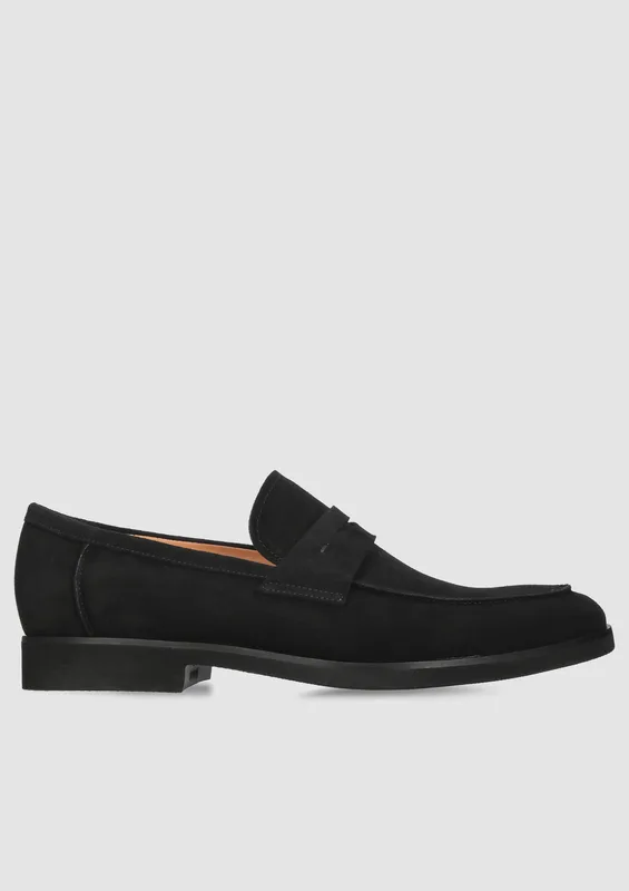 Czarne półbuty Hugo — Konopka Shoes