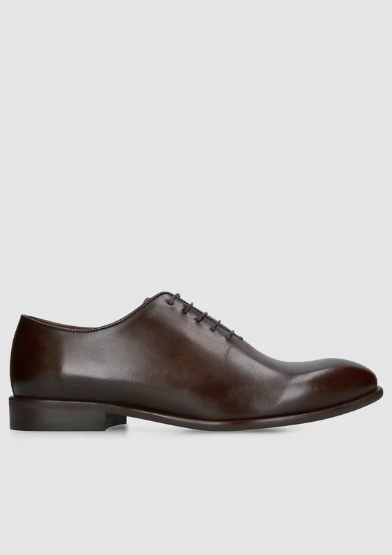 Brązowe półbuty Hektor — Konopka Shoes