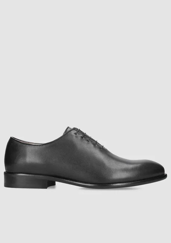 Czarne półbuty Hektor — Konopka Shoes