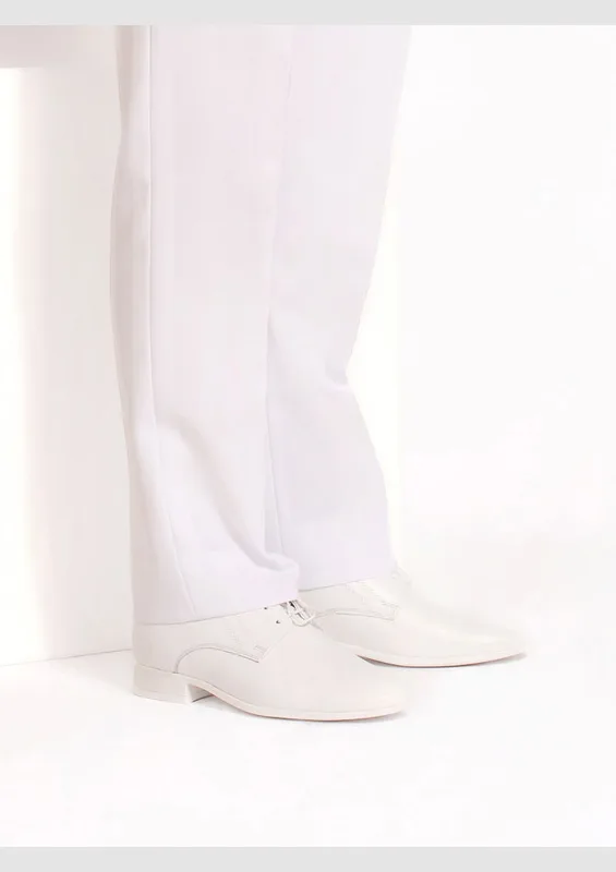 Białe buty komunijne Karol — Konopka Shoes