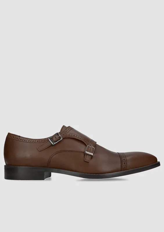 Brązowe Półbuty Thoma — Konopka Shoes