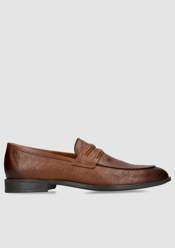 Brązowe półbuty Hugo — Konopka Shoes