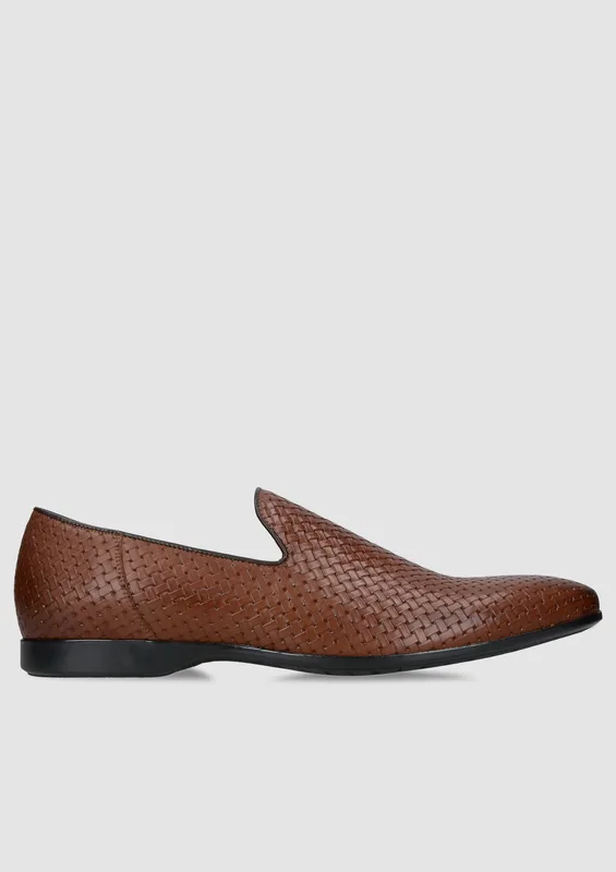 Brązowe półbuty Leonardo — Konopka Shoes