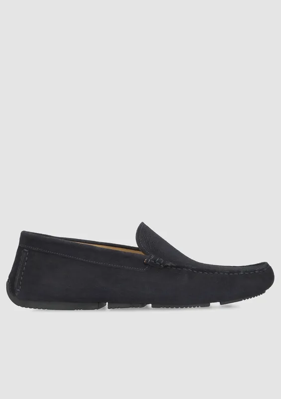 Granatowe mokasyny Vincenzo — Konopka Shoes