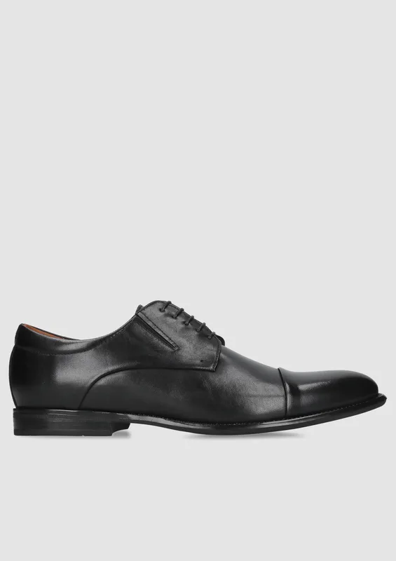Czarne półbuty Hugo — Konopka Shoes