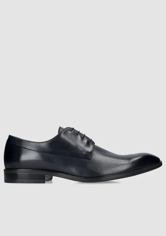 Granatowe półbuty Parker — Konopka Shoes