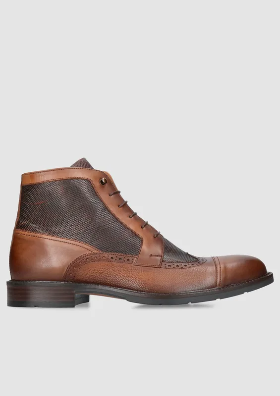 Brązowe trzewiki Marceli II — Konopka Shoes