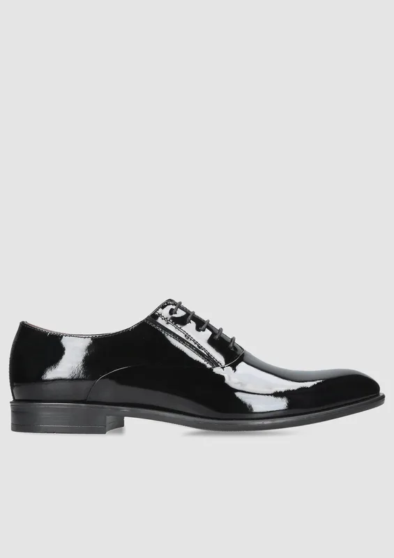 Czarne półbuty Marcus — Konopka Shoes