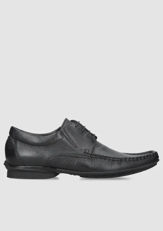 Czarne półbuty Cyril — Konopka Shoes
