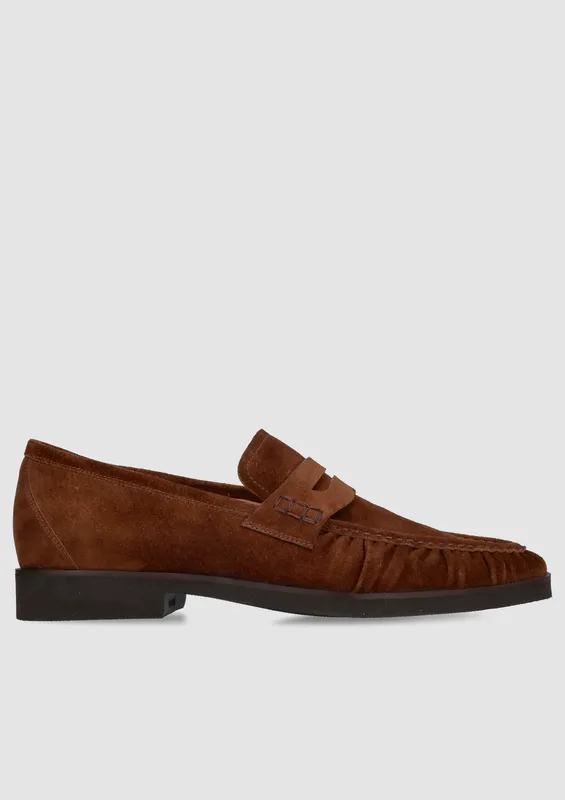 Brązowe loafersy Hugo — Konopka Shoes