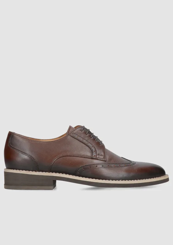 Brązowe półbuty Hugo — Konopka Shoes