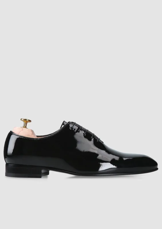 Czarne półbuty Kevin Gold Collection — Konopka Shoes