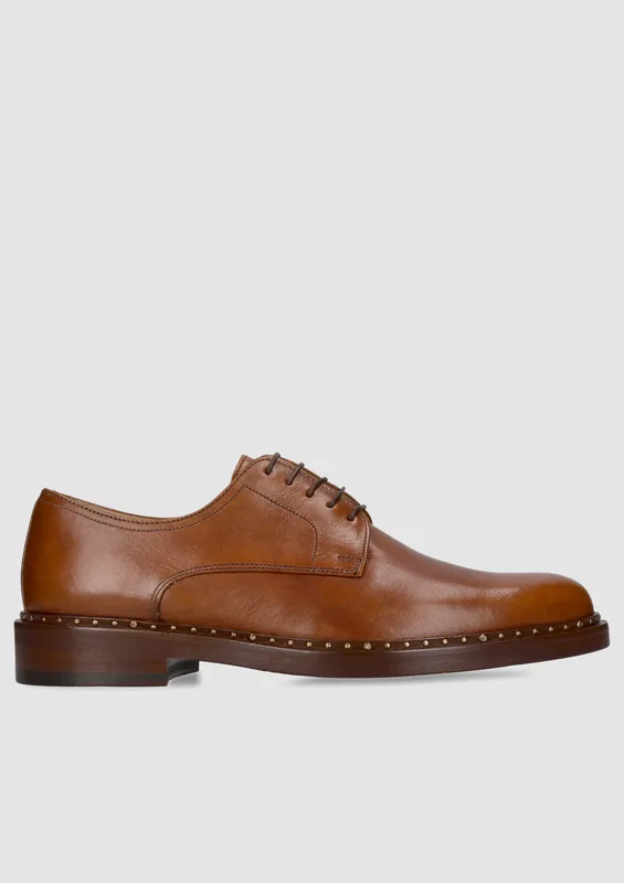Brązowe buty Sila Gold Collection — Konopka Shoes