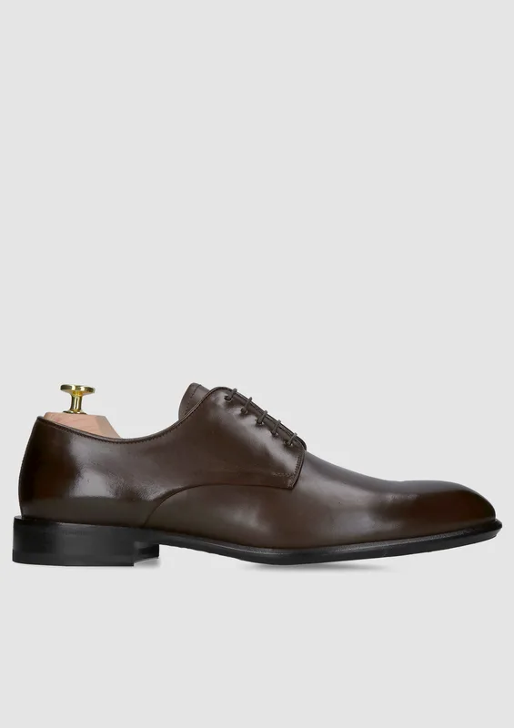 Brązowe buty William Gold Collection — Konopka Shoes