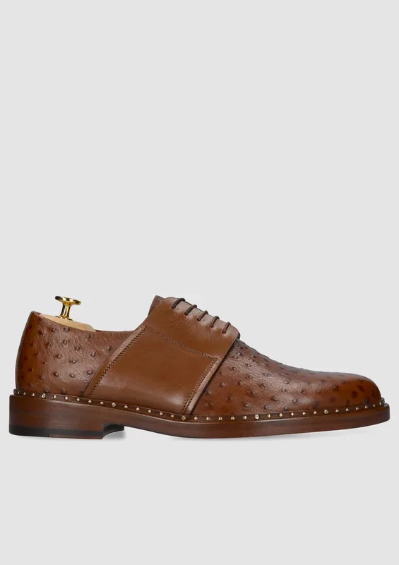 Brązowe buty Sila Gold Collection — Konopka Shoes