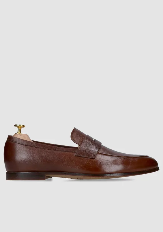 Brązowe loafersy Hugo — Konopka Shoes