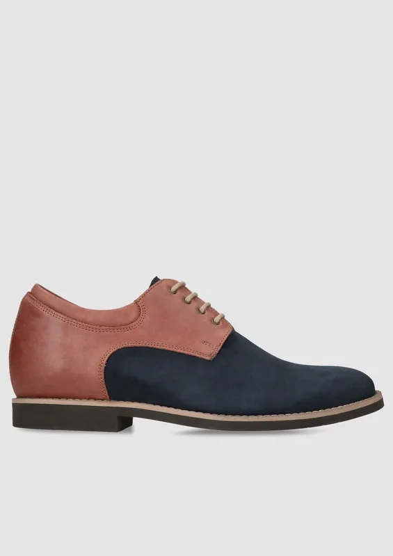 Brązowe buty podwyższające Wolter — Konopka Shoes