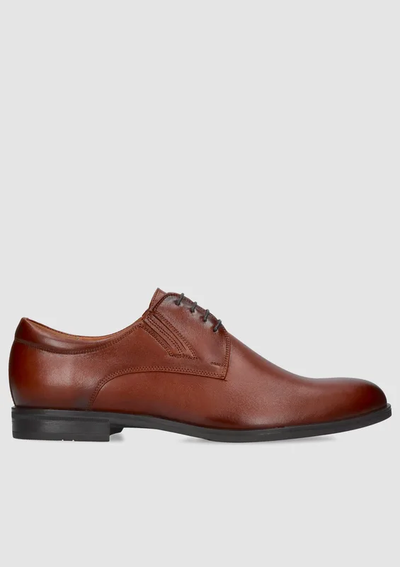 Brązowe eleganckie buty Kellen — Konopka Shoes