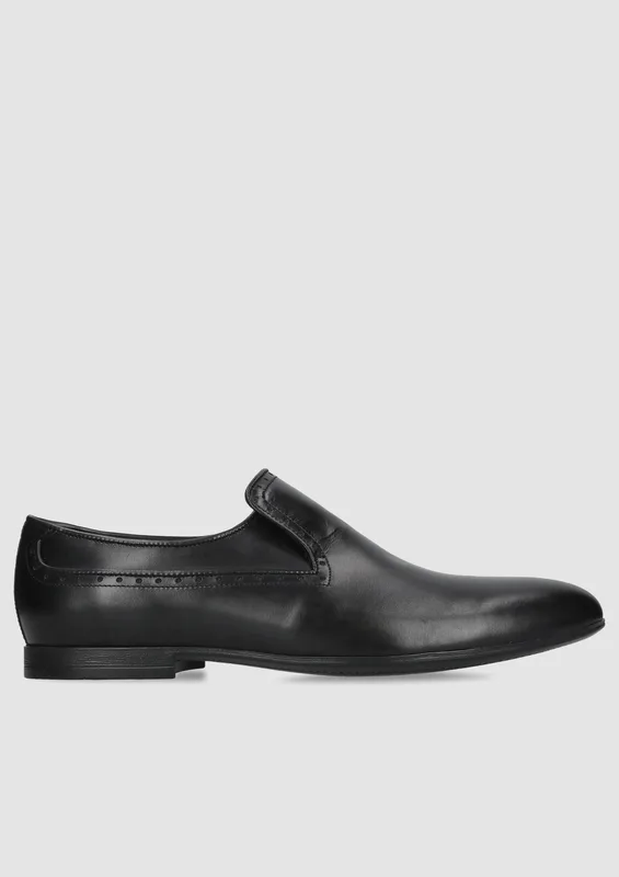 Czarne półbuty Parker — Konopka Shoes