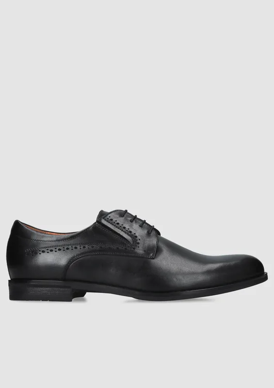 Czarne półbuty Kellen — Konopka Shoes