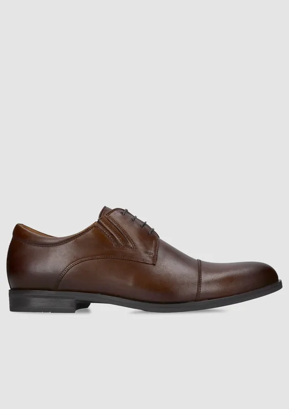 Brązowe półbuty Kellen — Konopka Shoes