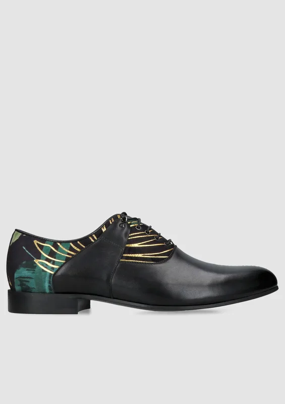 Czarne półbuty Kellen — Konopka Shoes