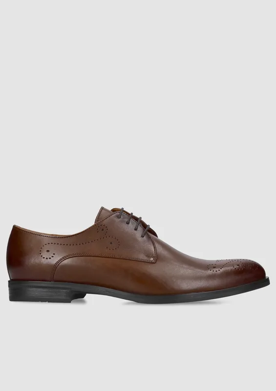 Brązowe półbuty Kellen — Konopka Shoes