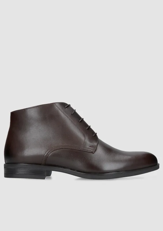 Brązowe trzewiki Howard — Konopka Shoes