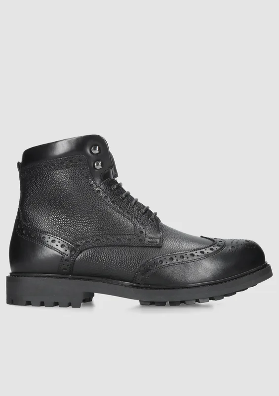 Czarne trzewiki Olivier — Konopka Shoes