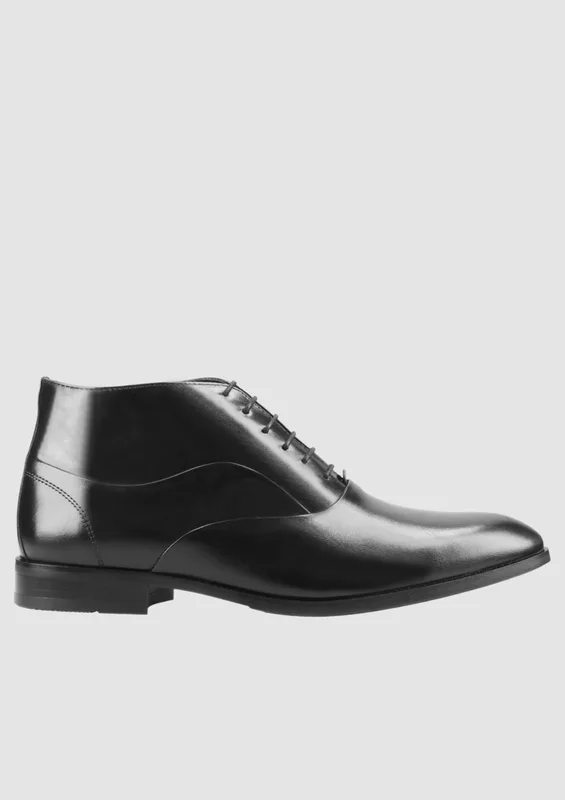 Czarne trzewiki Sergio — Konopka Shoes