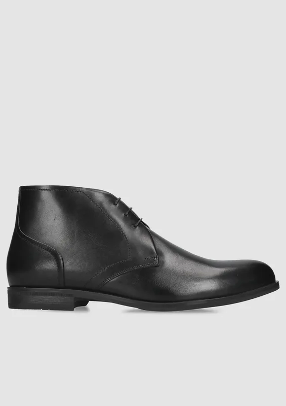 Czarne trzewiki Henrik — Konopka Shoes